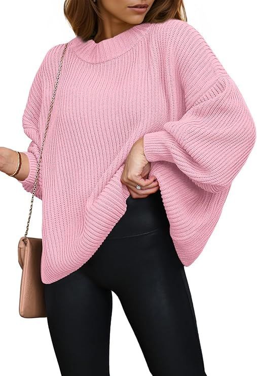 Oversized Chunky Knitted Pullover Sweater 